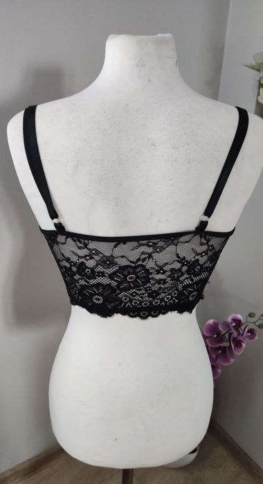 Gorset top koronkowy XS s