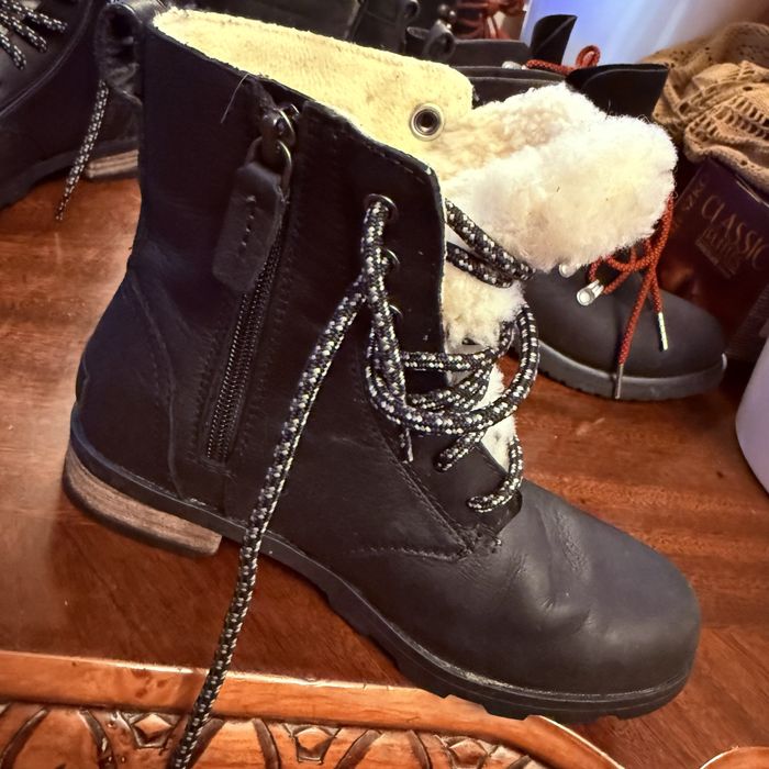 зимові сапоги угги натуральна шкіра, хутро з EU - emu australia, sorel
