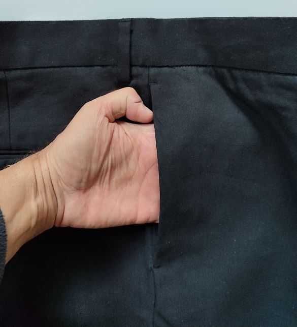 Льняные брюки H&M regular fit flared leg