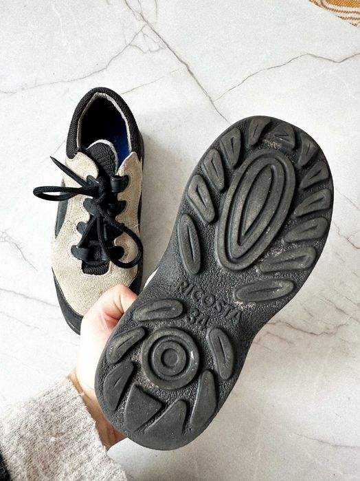 Buty dziecięce r 34 chłopięce Ricosta półbuty trapery zamsz sznurowane