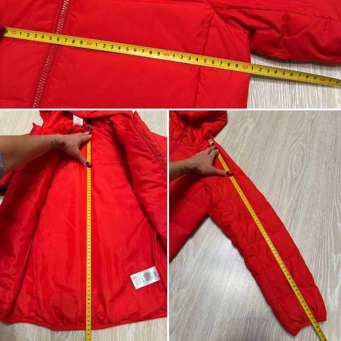 ‼️ мікро пуховик куртка Adidas 152 11 12 оригінал для хлопчика