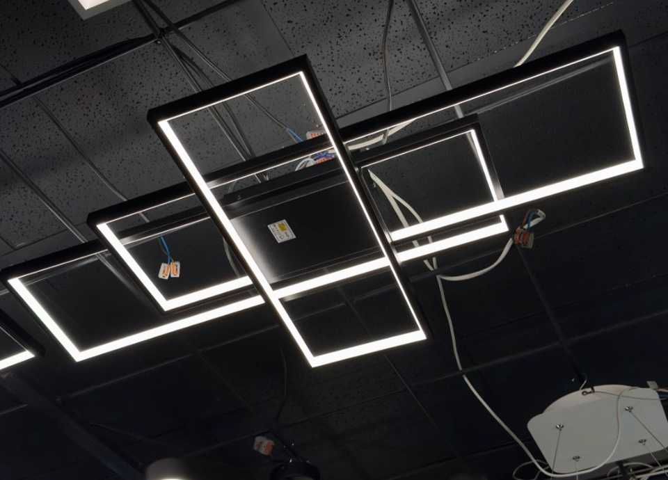 Смарт люстра светодиодная черная  SV  3S 110 Вт (БЕСПЛАТНАЯ Доставка)