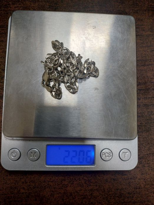 (4370/25)srebrny łańcuszek pr 925/22,07gr