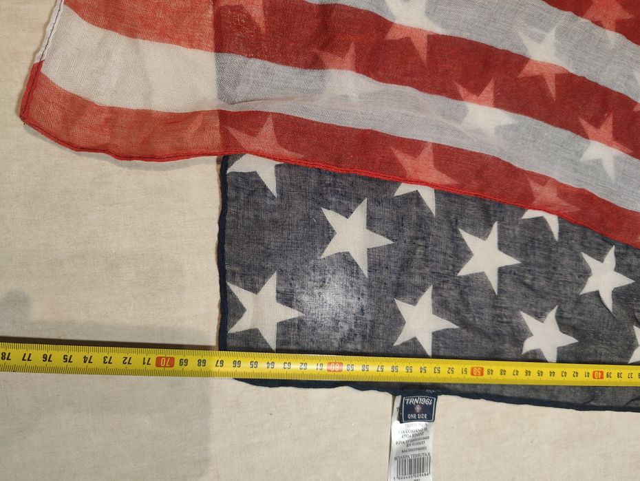 Cienki szalik / chusta / bandana / flaga USA