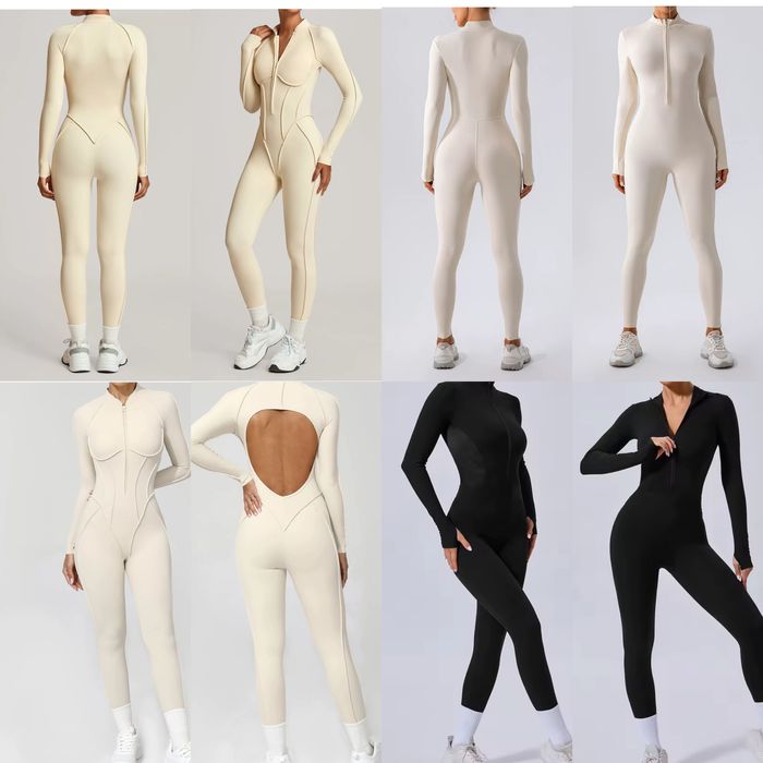 Комбінезон спортивний, компресійний, з відкритою спиною c,m,л