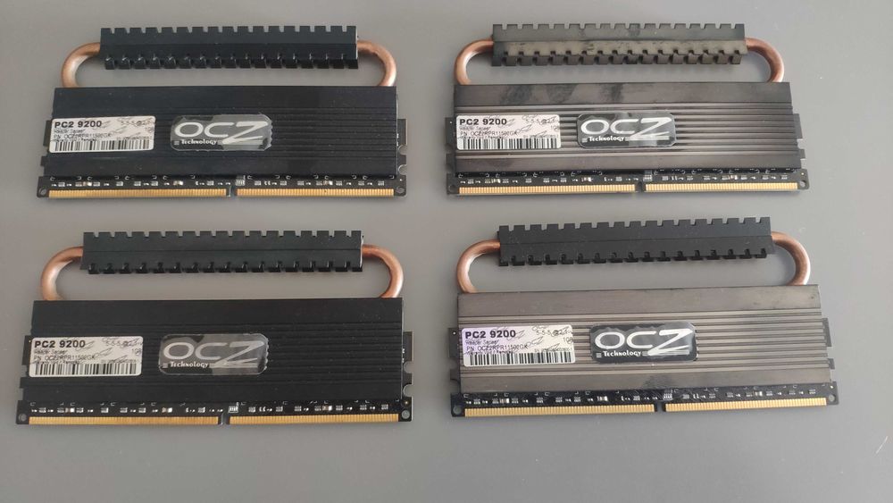 Kit 4x Memória RAM OCZ PC2 9200 DDR264283927149571121