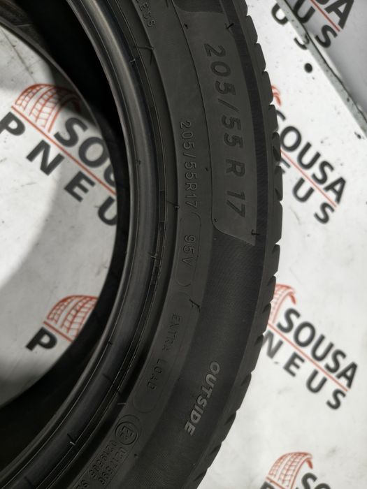 2 pneus semi novos 205-55R17 Michelin - Oferta dos portes