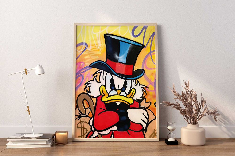 Sknerus McKwacz Plakat A3 Komiksowy - trzeci plakat GRATIS