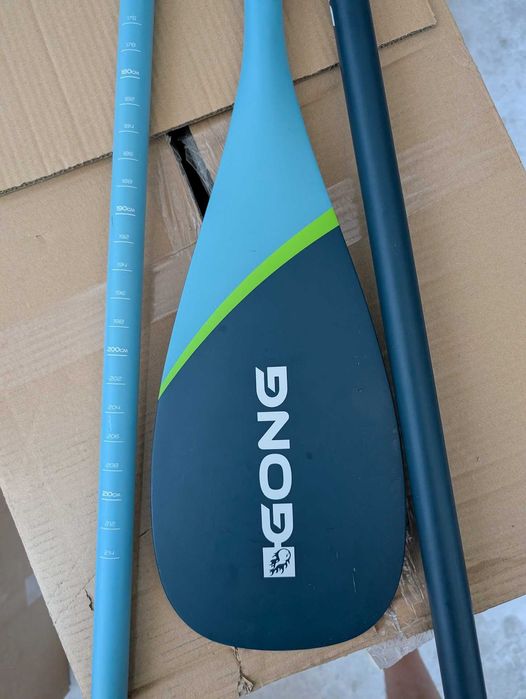 Gong Carbon SUP Paddle, 3-piece adjustable — unused, like-new