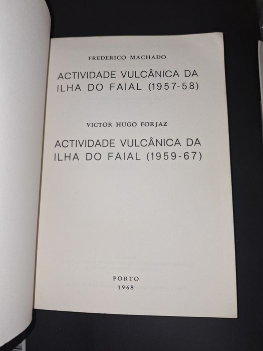 Actividade vulcânica do Faial Açores 1967 vulcões