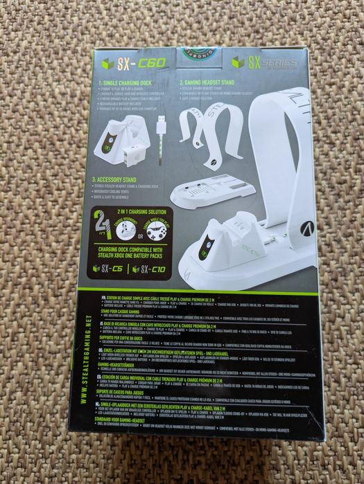 Base de Carregamento Xbox One + Suporte Headset – Stealth SX-C60 ( Novo)