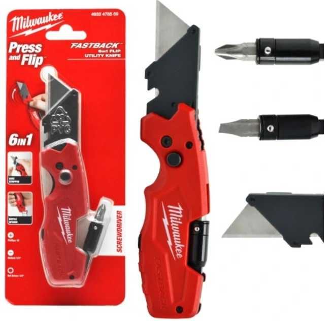Ніж багатофункціональний Milwaukee FASTBACK 6 в 1 (4932478559)