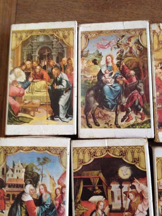 Caixas Fósforos antigas " A Vida de Cristo"