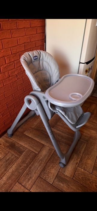 Стільчик для годування Chicco Polly Magic RELAX сірий