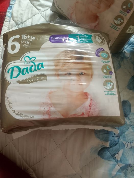 Pieluchy ,,Dada Extra Care nr 6,, 34 i 38 szt.
