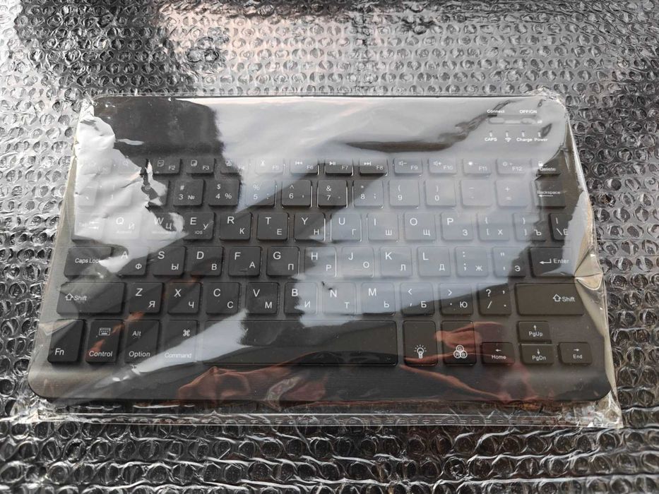 rgb bluetooth клавиатура с подсветкой для ios, android, windows, ipad