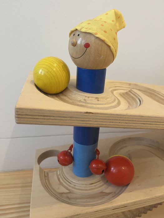 Haba Tabogan Pista de Bolas Deslizantes Brinquedo de Madeira 18M+