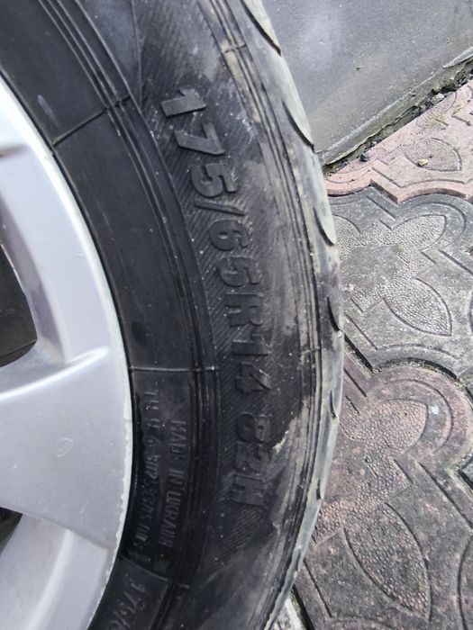 Колеса в зборі r14 4 108 (175/65r14) ford fiesta