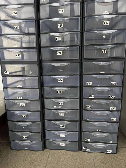 Organizer - pojemniki Zestaw Form Kontor Castorama - 8 lub 3 szuflady