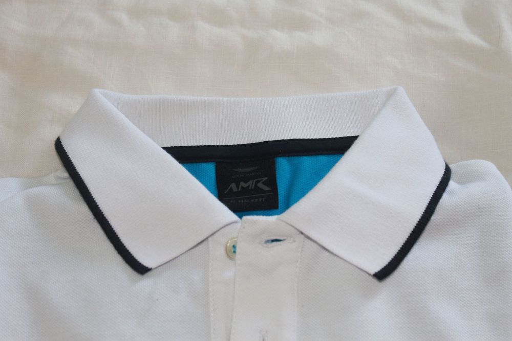 Polo Branco Aston Martin X Hackett