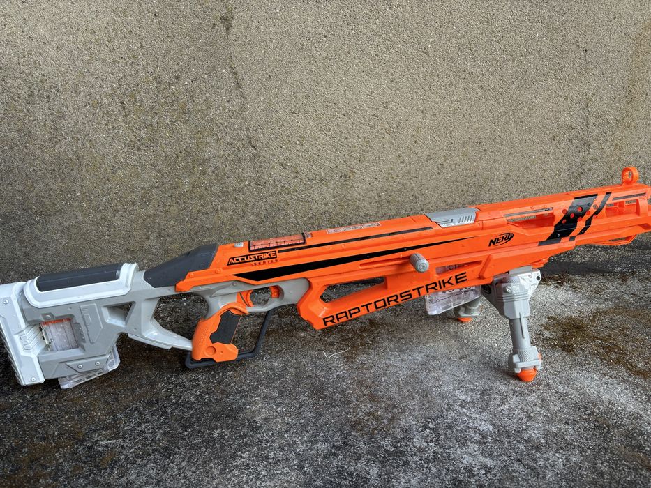 Conjunto de armas nerf e acessorios