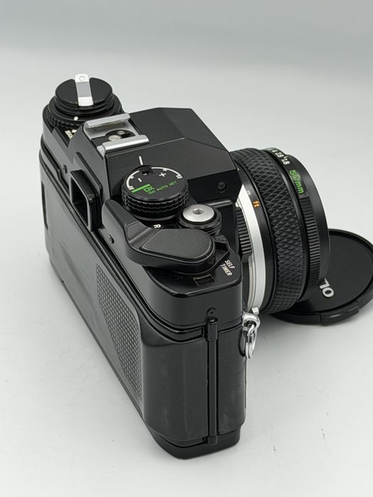 Olympus OM-40 Program + Zuiko Auto-S 50mm f/1.8 – stan TOP nowe uszczelnienia.