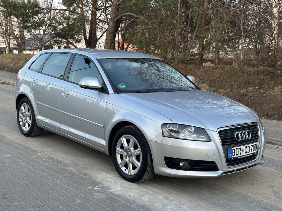 Audi A3 8P Lift Sportback 5D 1.6 MPI Oryginał Bezwypadkowa Piękna