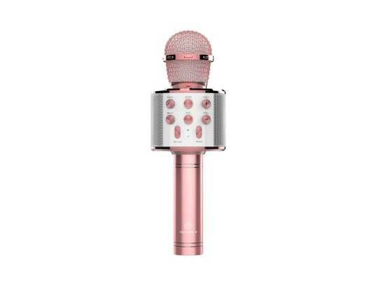 Novo Microfone Bluetooth Ouro Rosa