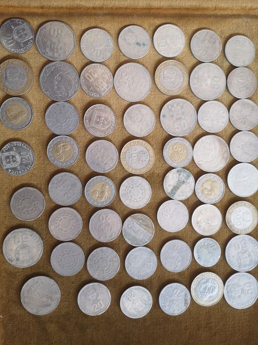 Lote de 54 moedas