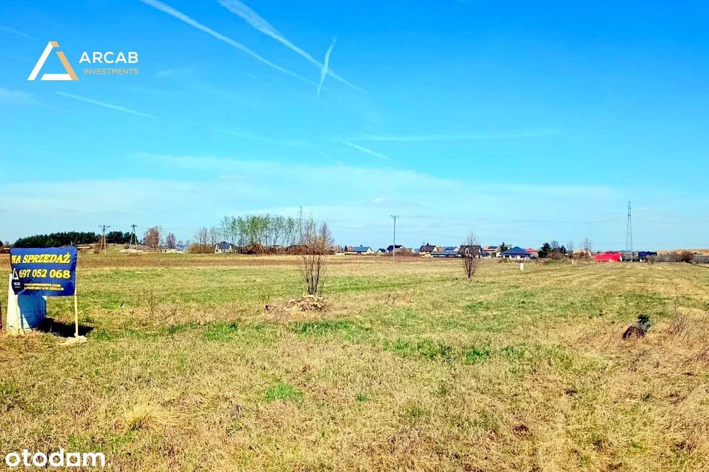 Sprzedam działkę budowlaną 3000 m² – Brzeziny
