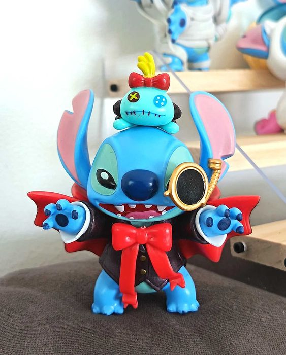 Conjunto de figuras do diário louco do Stitch da Disney (6 peças)