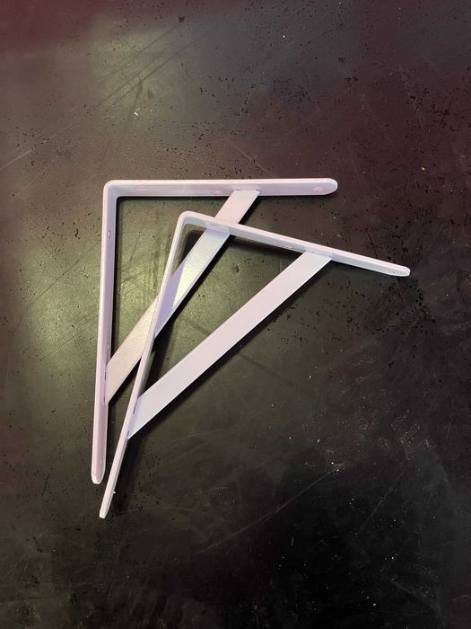 Conjunto Mão Francesa Esquadria metálica branca - LEROY MERLIN - 4uni