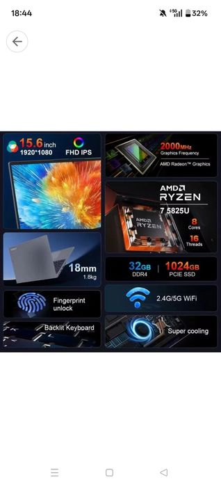 Ninkear A 15 PLUS-32GB , 1TB , RYZEN 7