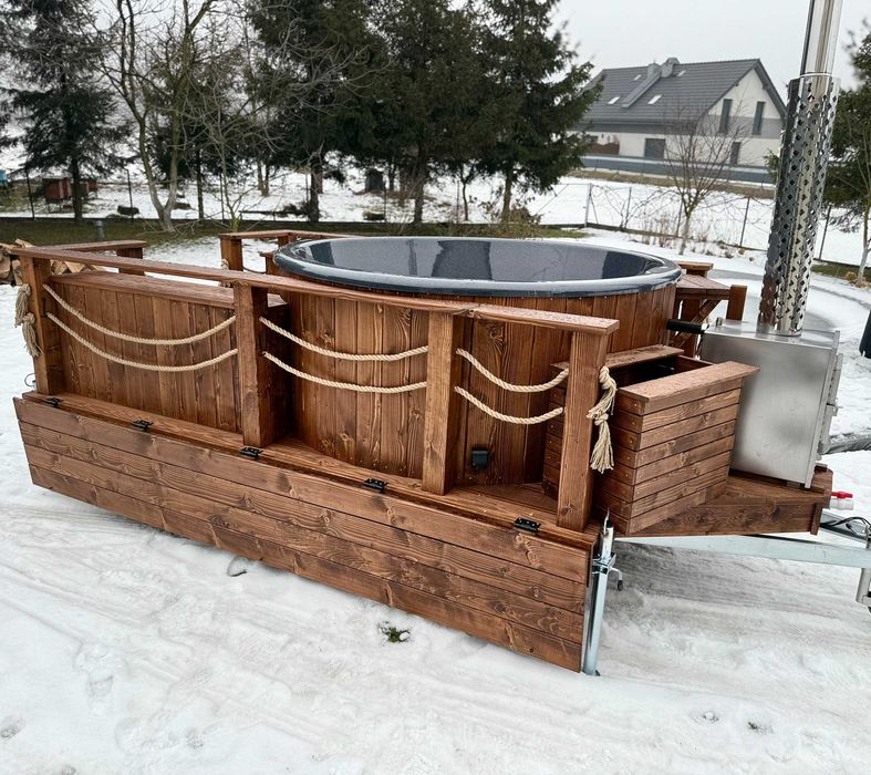 Mobilna Balia Wynajem | Jacuzzi na kółkach | Ruska Bania + Dowóz
