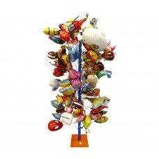 Стійка — Вітрина для повітряних кульок з латексу і фольги, закріплених на паличці.