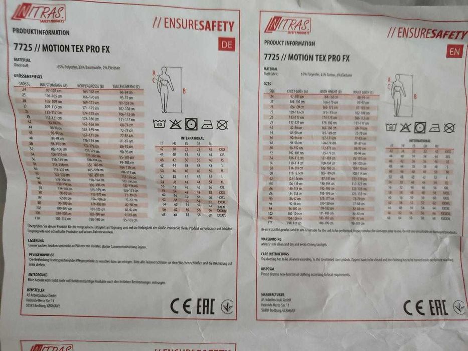 Комплект Куртка NITRAS Motion Tex, Напівкомбінезон NITRAS MOTION TEX