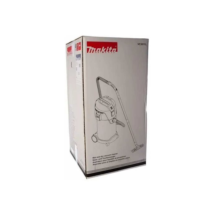 Пилосос будівельний Makita VC3011L - 1600Вт, 210Мбар, 30л