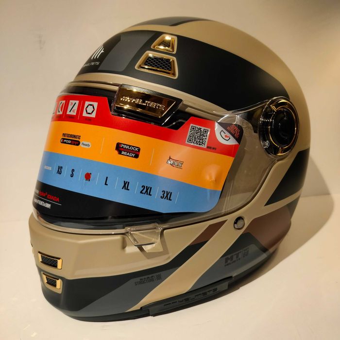Capacete MT Jarama integral clássico vintage mota novo