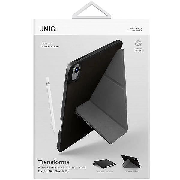 Etui UNIQ Transforma na iPad 10 gen (2022) - czarne