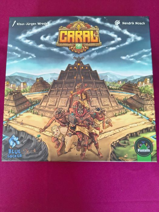 Caral jogo de tabuleiro versão francesa sem dependência de língua