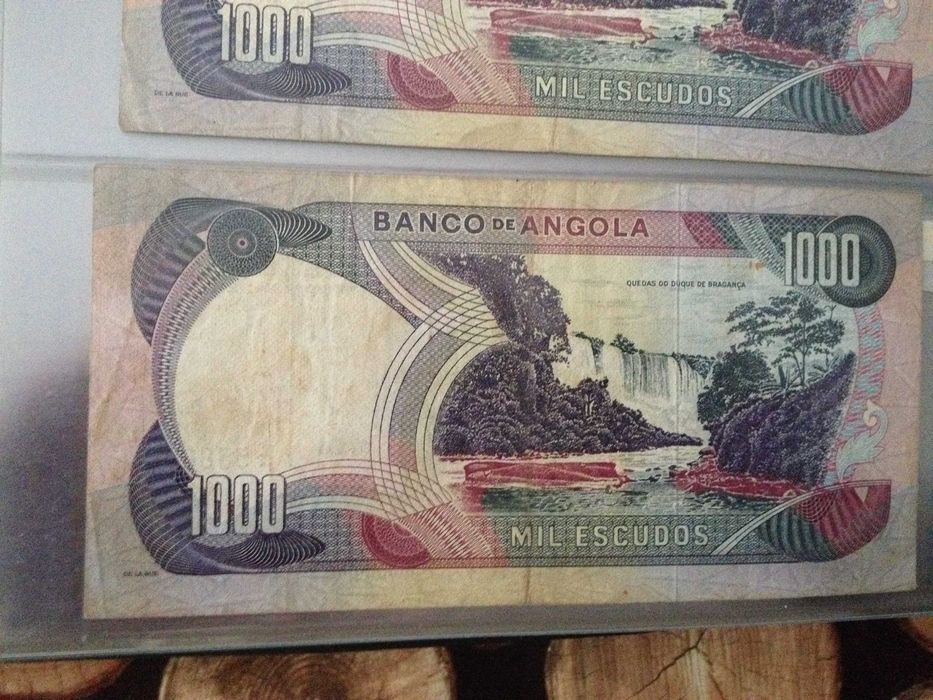 MARECHAL CARMONA,4 notas ANGOLA 1 N/Circulada 3 Muito Bem Consevação