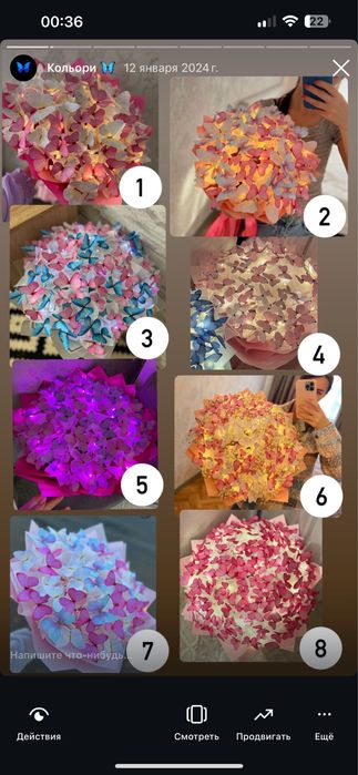 Букет з метеликів бабочек не дорого