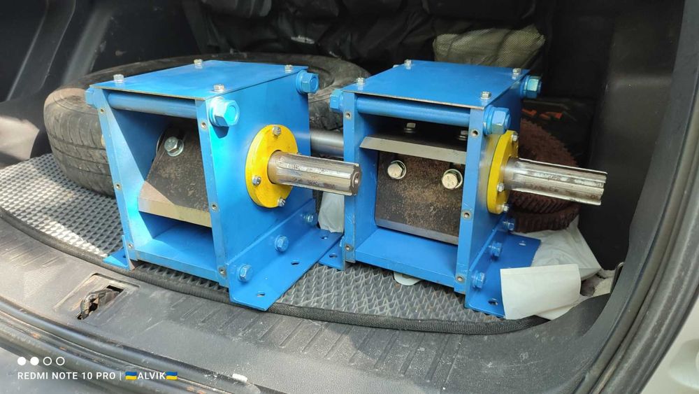 Різальний модуль ВР-50 зі шківами. Подрібнювач гілок від АлВік. Шредер