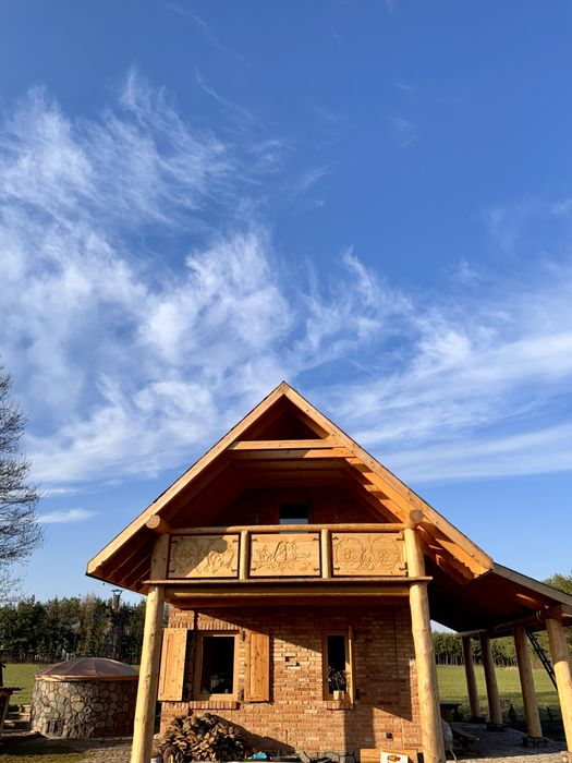 Domek całoroczny z balią - 100km od Warszawy