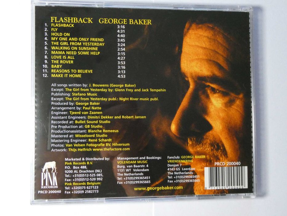 Płyta CD George Baker - Flashback
