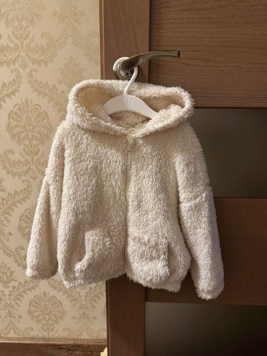 Шубка кофта тедді на дівчинку, р. 92-98
