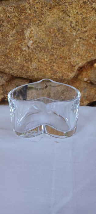 Photophore coração vidro