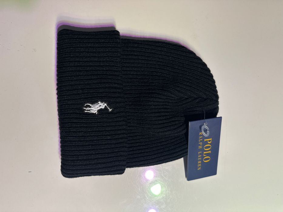 Zimowa czapka ralph lauren Polo