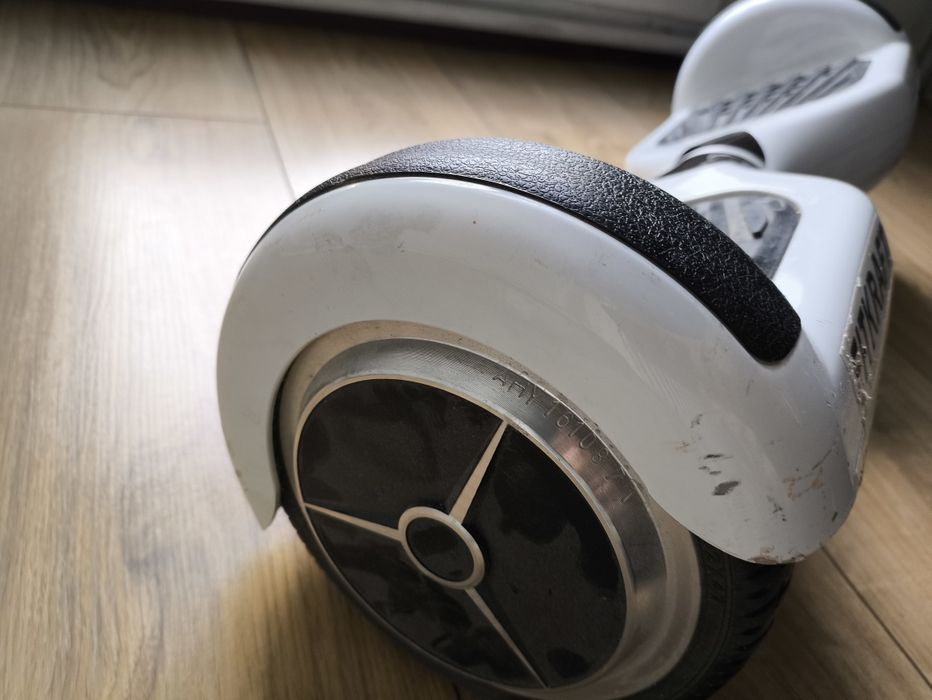 Deska elektryczna hoverboard biała fitkraft