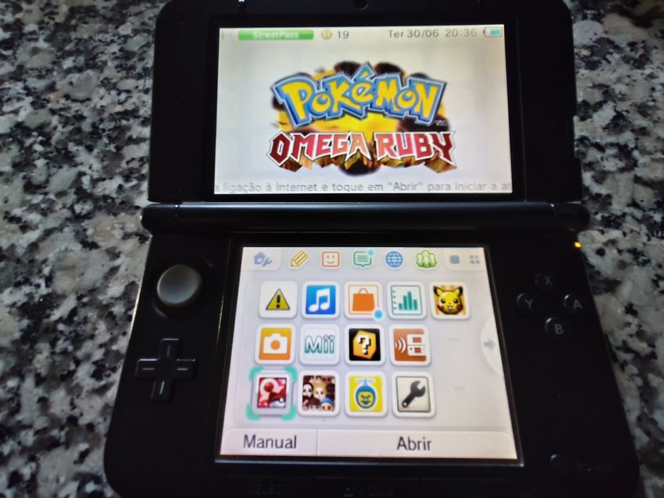Nintendo 3ds xl com jogos